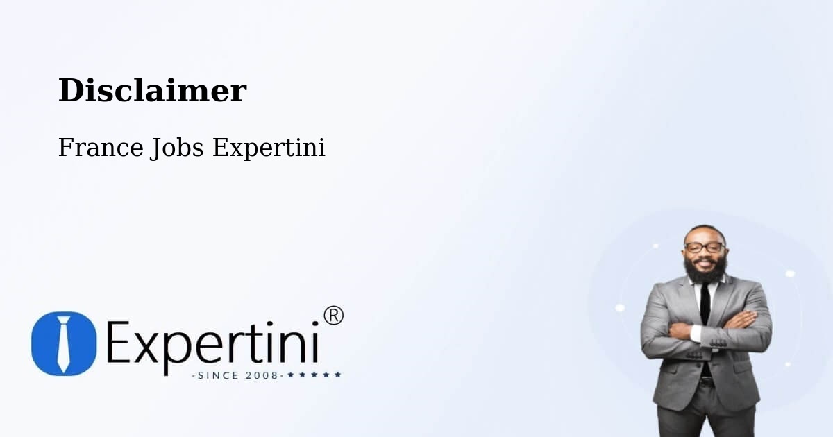 Disclaimer – Vesoul - France Jobs Expertini